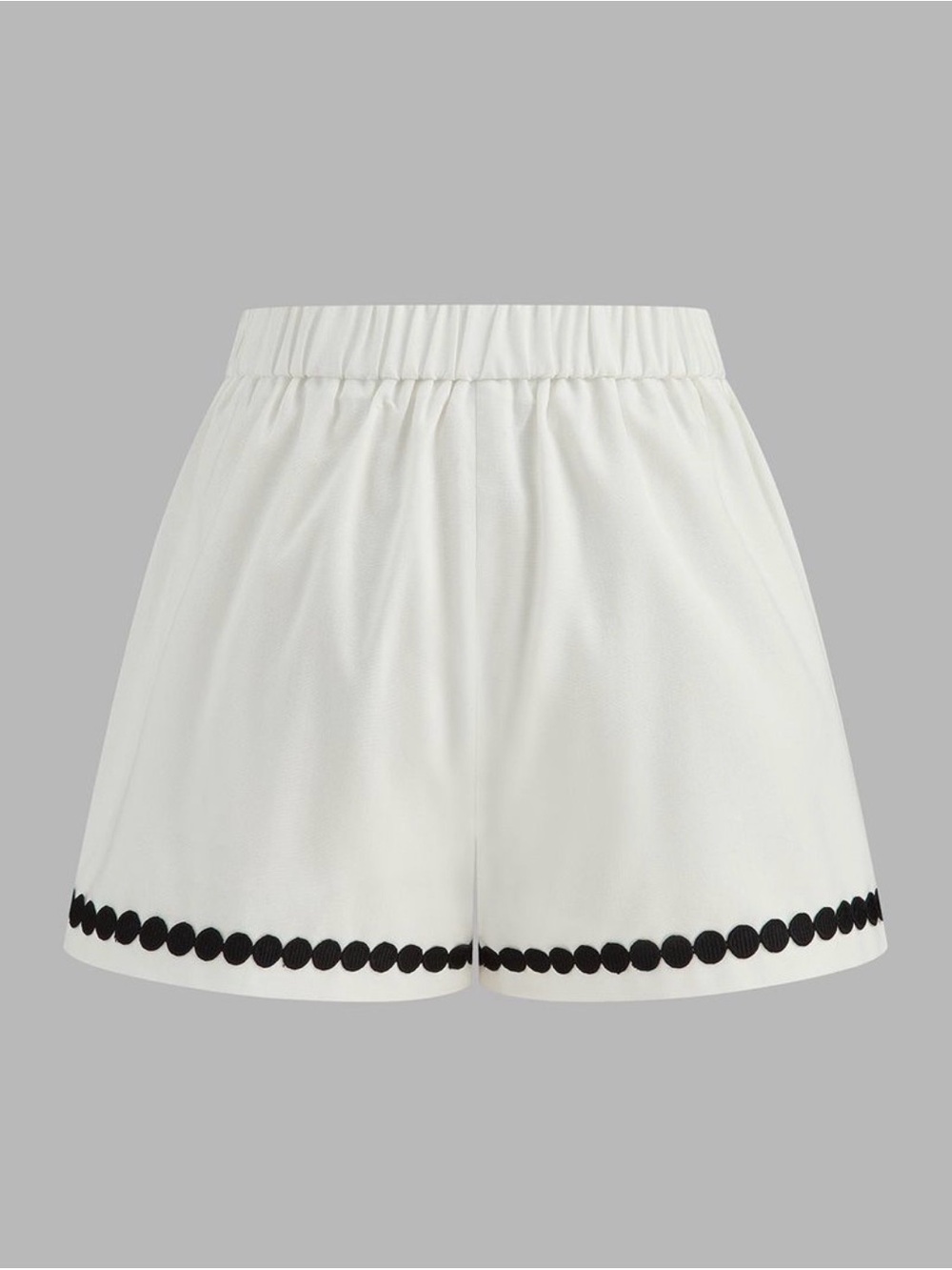Commense Contrast Trim Corset Shorts Set - Picture 6 of 13